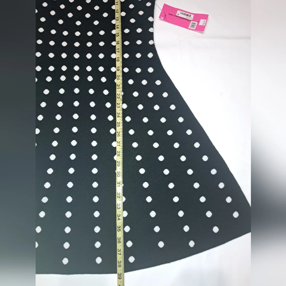 NWT Betsey Johnson Polka-dot Sweater dress - Picture 5 of 8